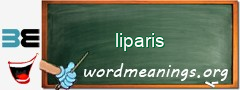WordMeaning blackboard for liparis